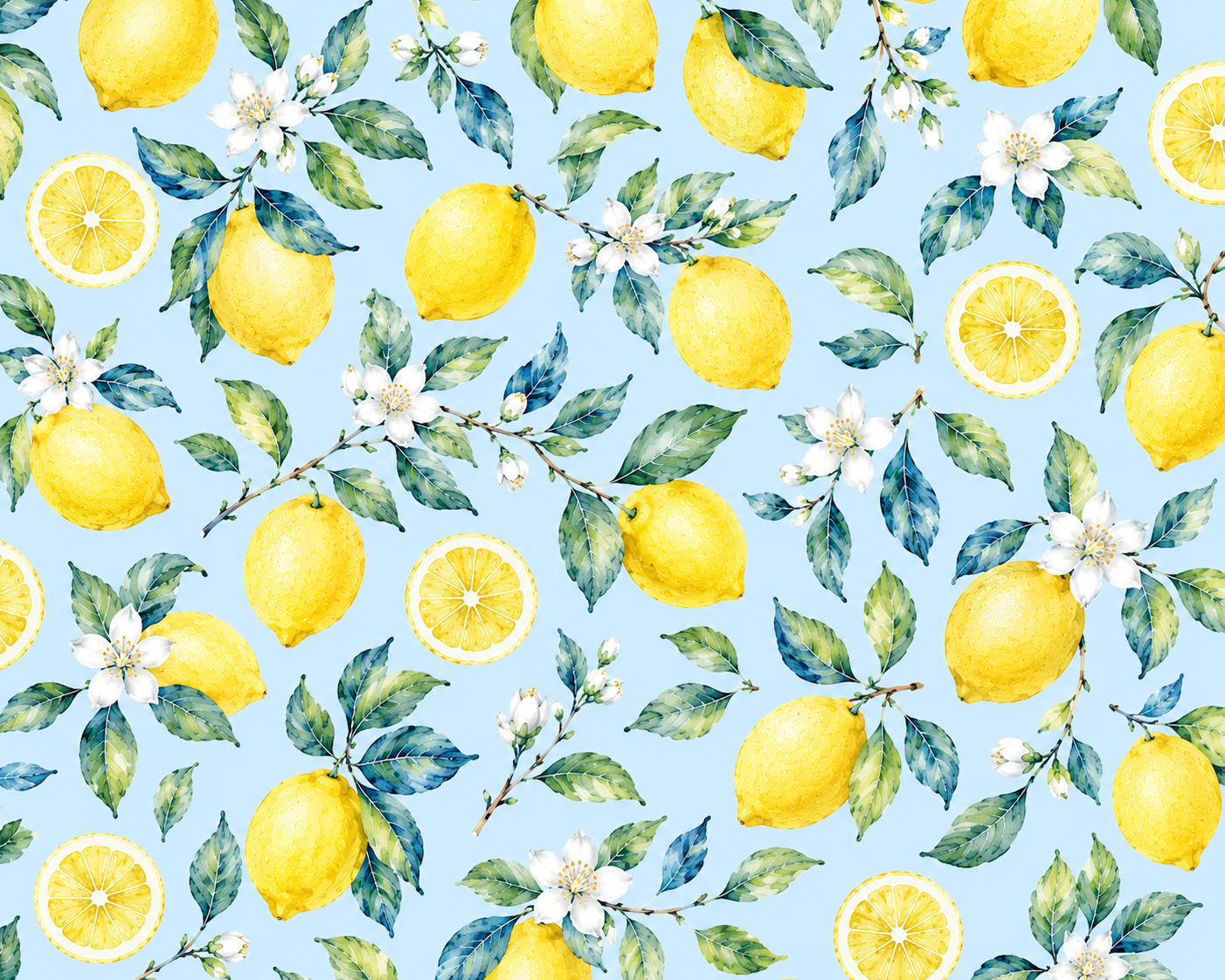 Blue Lemon Pattern